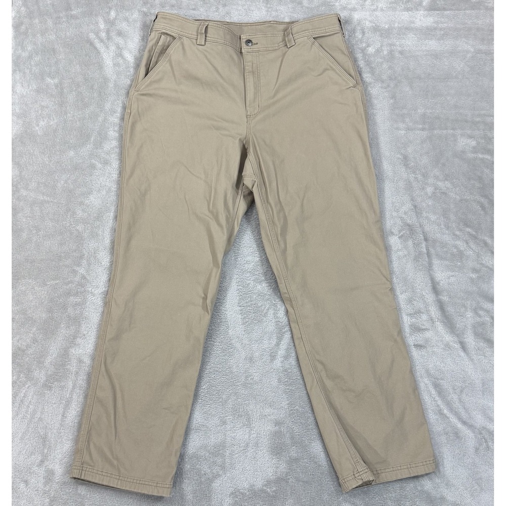 Duluth Trading‎ Pants Mens 38x33 Duluthflex Flex Fire Hose Canvas Gusseted Work